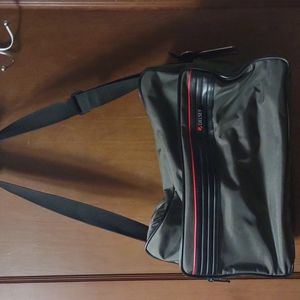 Vintage delsey travel bag luggage carry on tote p